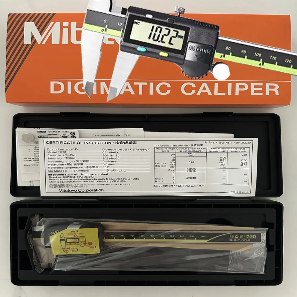 Japan Original LCD Digital Vernier Calipers 150/200/300mm 500-197-30 Stainless Steel Electronic Measuring Caliper 8in