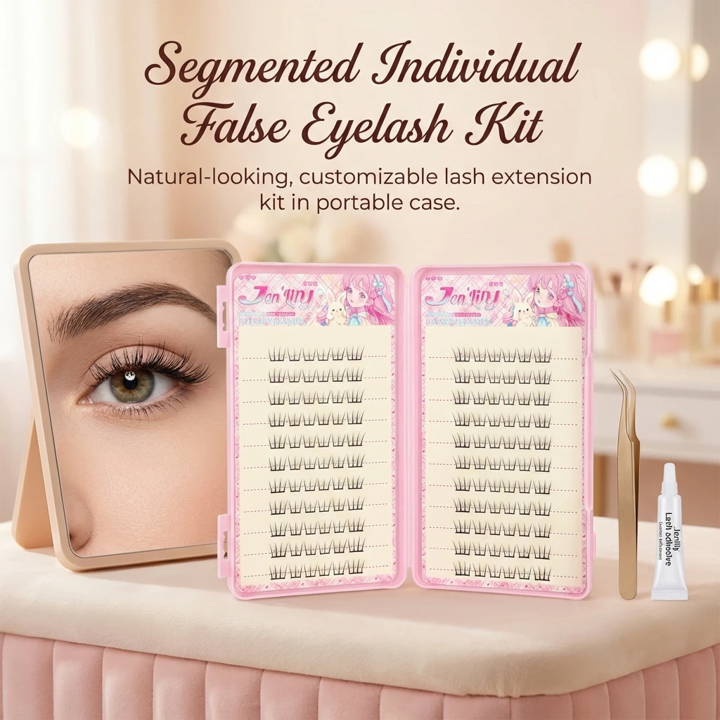No Glue Needed DIY Lash Extension Thin Korean Style Girl Group False Eyelashes Lightweight Comfortable for Stage and Daily Use