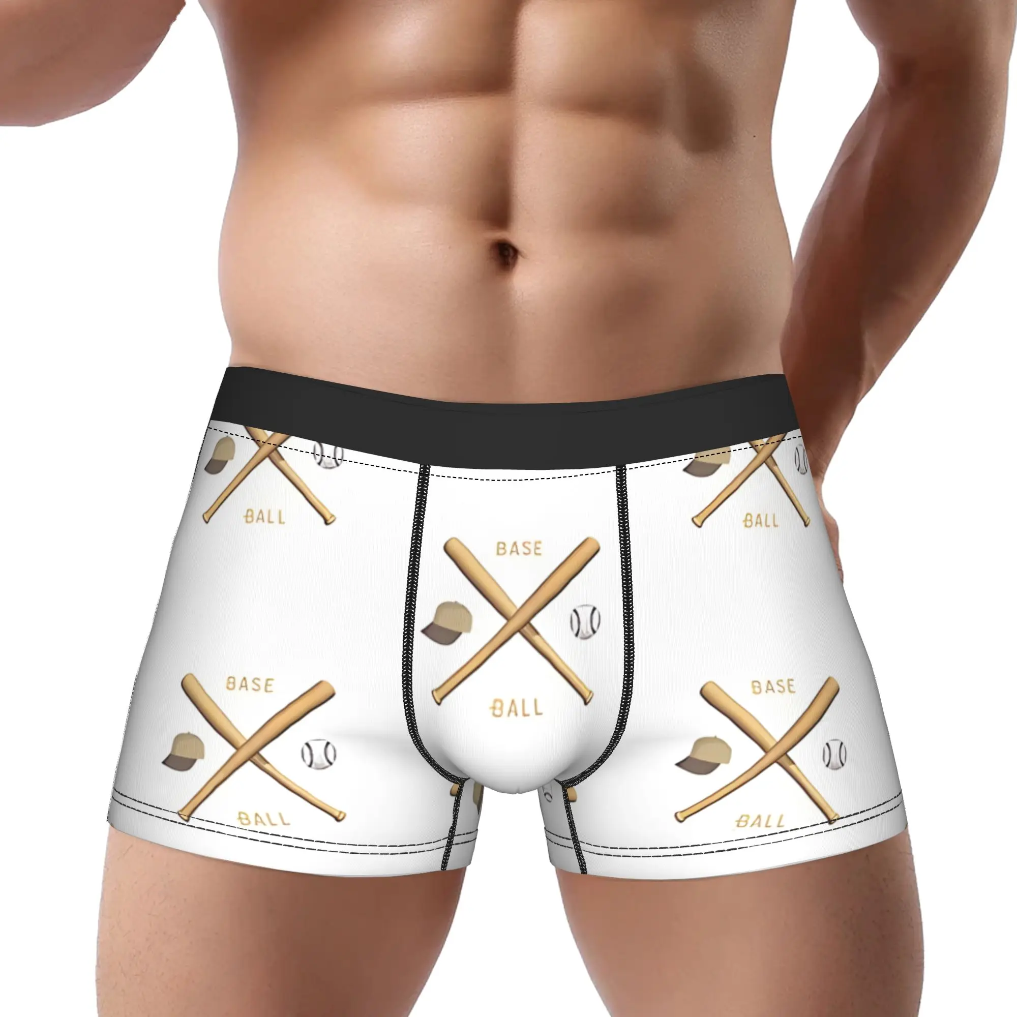 Baseball   Baseballlove   Baseball Is Life Underpants Breathbale Panties Man Underwear ball Comfortable Shorts Boxer Briefs