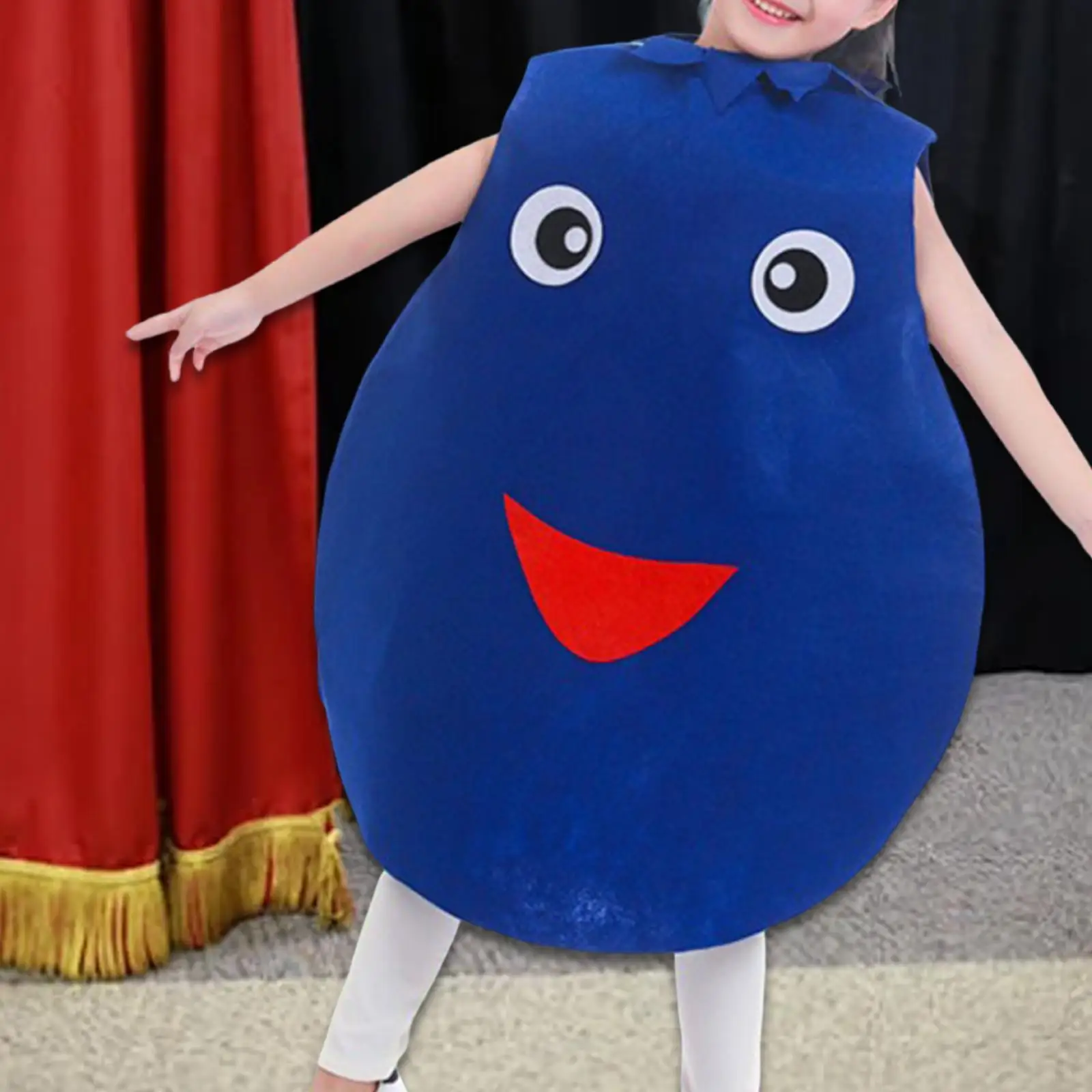Kids Blueberry Costume Cosplay Boys Girls Cartoon Children Costume for Role Play