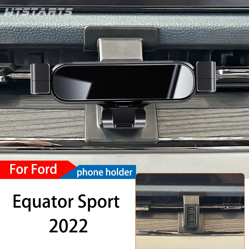 

Автомобильный держатель телефона для Ford Equator Sport 2022 GPS Специальный гравитационный навигатор Мобильный Кронштейн вращающийся кронштейн аксессуары