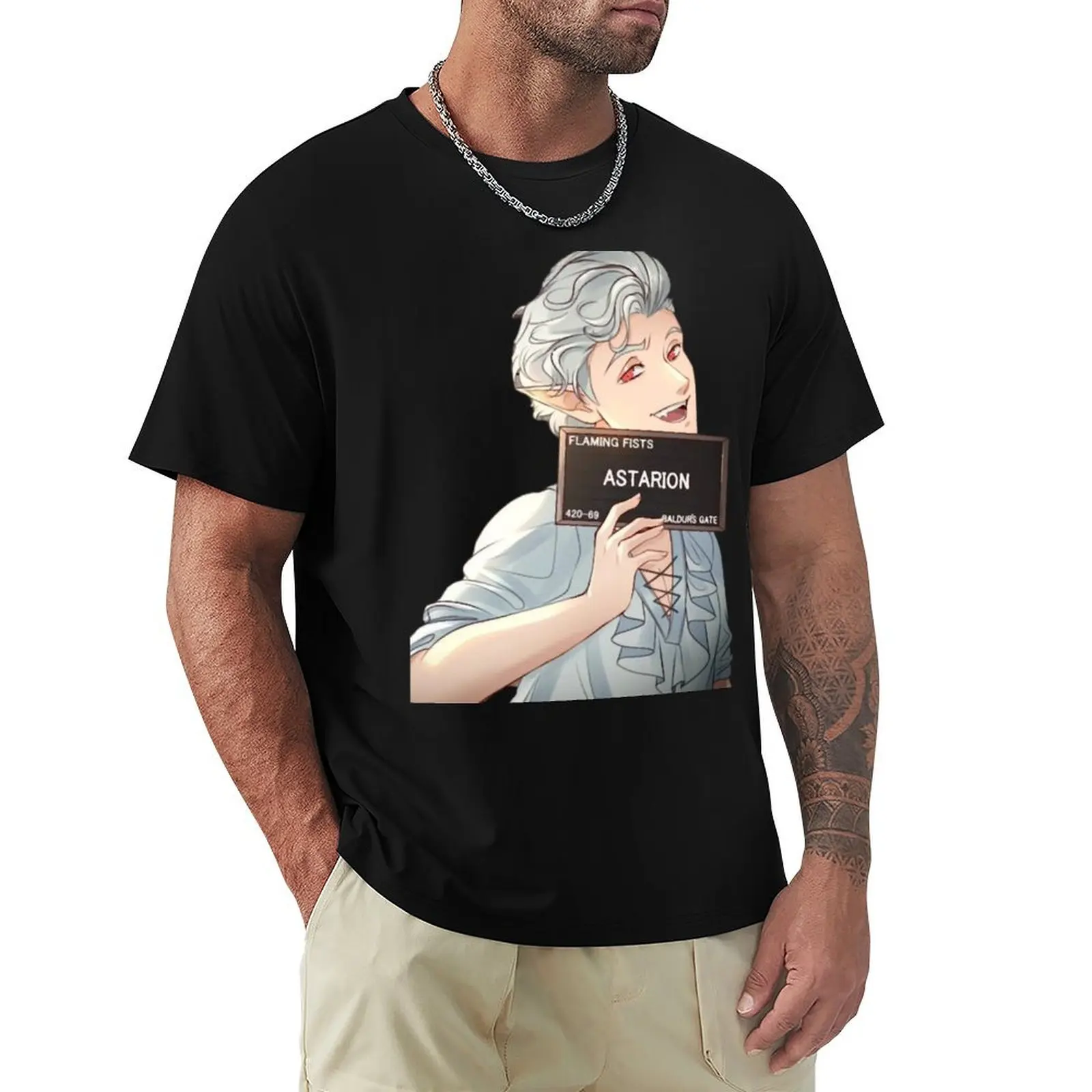 

Astarion - smiling pose T-Shirt vintage tshirts personalised shirts graphic tee men