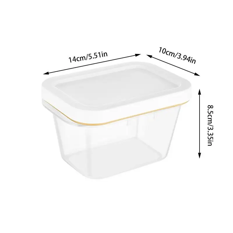 Butter Cutting Box Butter Cutter Refrigerator CrisperSealed Butter Keeper Container Box Multifunction Kitchen Storage Frills