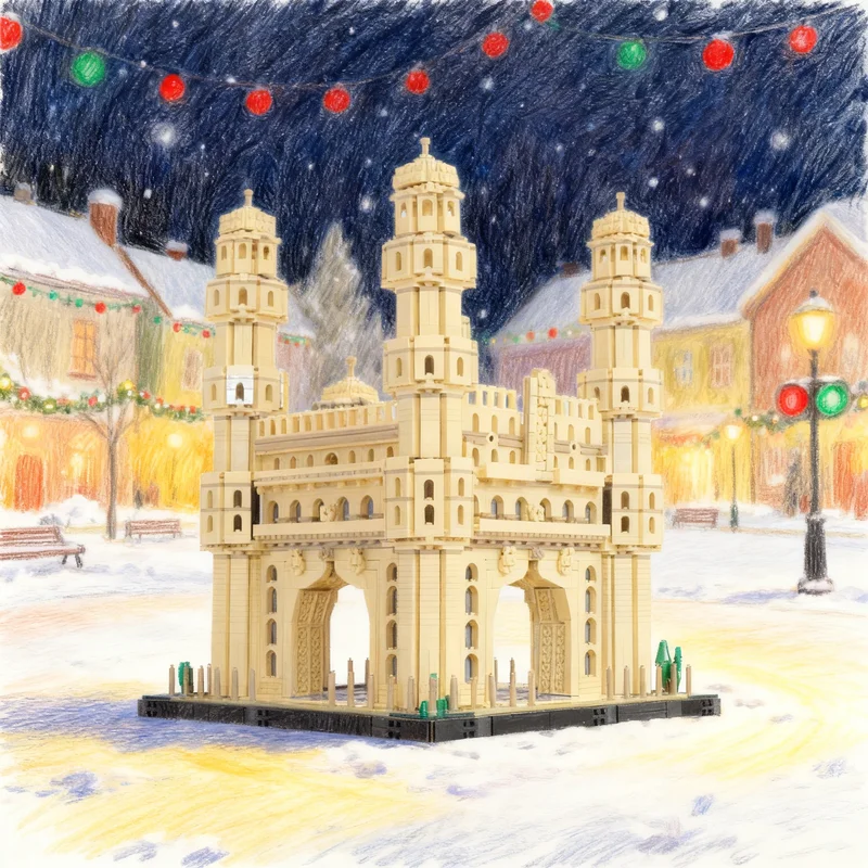 

Набор строительных блоков MOC CHARMINAR (7354 детали) для модели Колизея, серия Creator Expert, архитектурные игрушки, рождественские подарки, развивающие идеи для детей