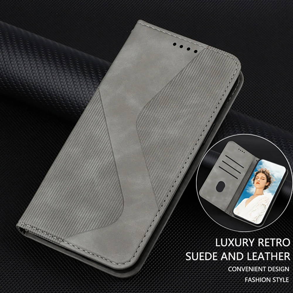 

V60 V50 5G кожаный текстурированный чехол-кошелек для Vivo V60 Lite с магнитной откидной крышкой для Vivo V50 Lite V50E V60 Luxury Book Funda