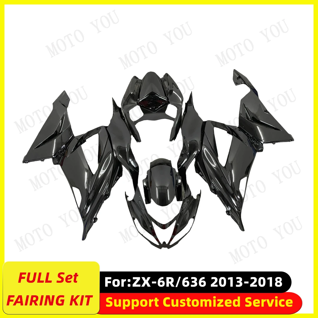 مجموعات انسيابية للدراجات النارية مناسبة لـ KAWASAKI Ninja ZX6R 636 ZX-6R 2013 2014 2015 2016 2017 2018 13 14 15 مجموعة هدايا كاملة هيكل السيارة #3