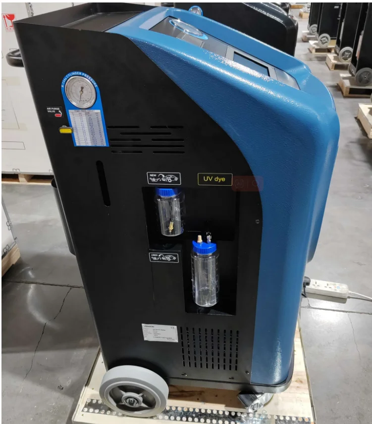 Portable Ac Refrigerant Recovery Machine R134A A/C Refrigerant Recovery RCC-8A+ A/C Service Station