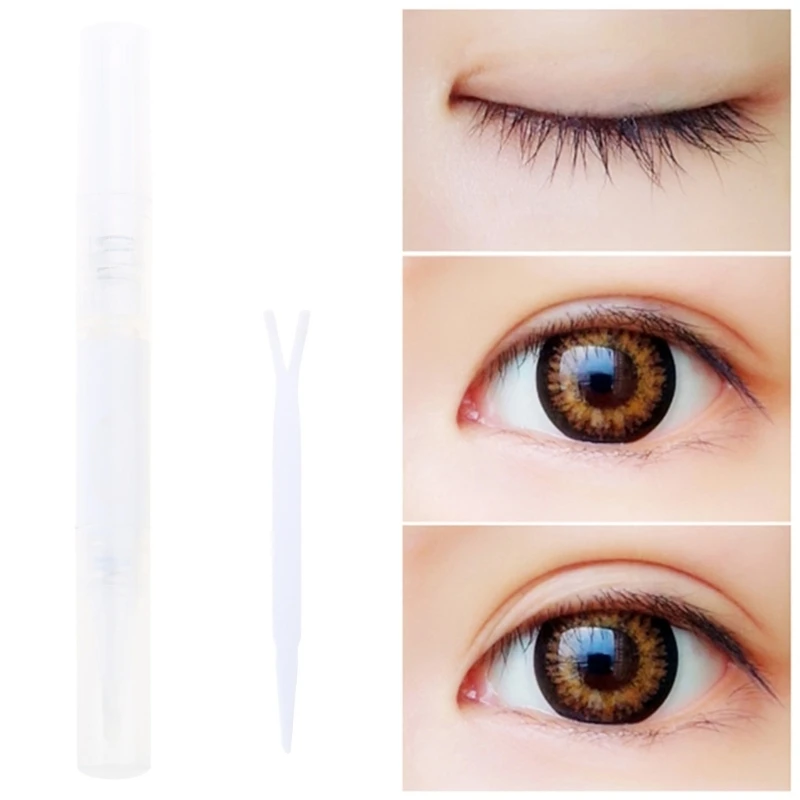 Натуральная ручка для двойного века, клей, невидимый крем для укладки двойного века, жидкая лента для век, наклейки, крем,
