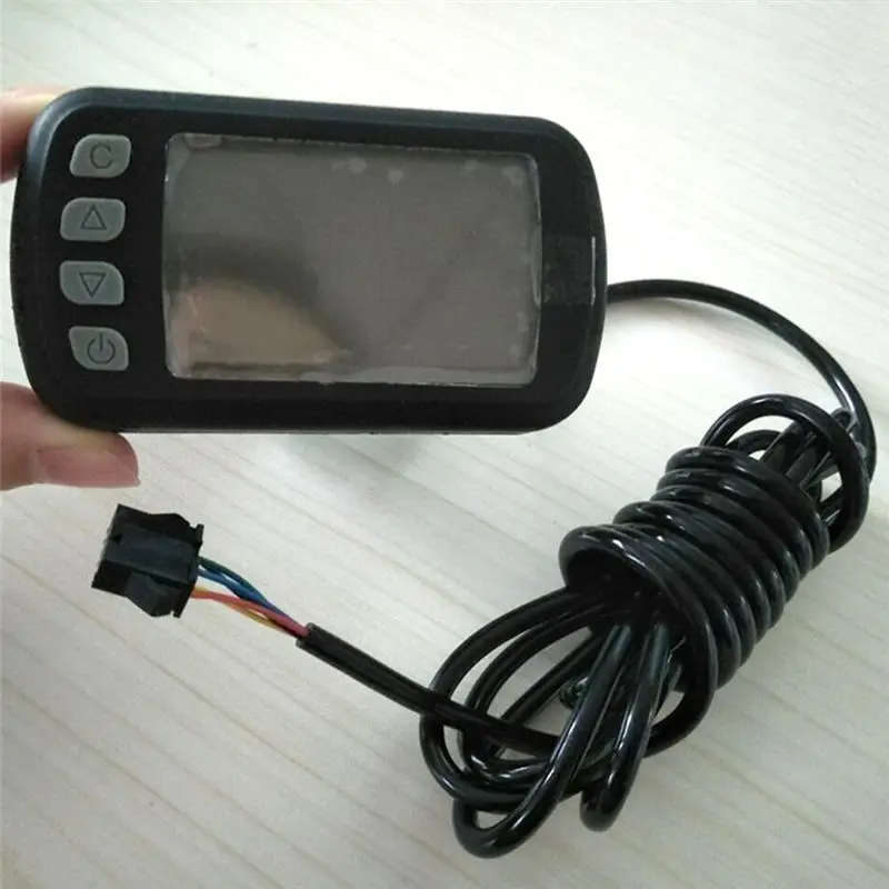 Stable-1 PCS Mini LCD Display Parts Accessories For Electric Bike 24V 36V 48V Scooter Motorcycle Speedmeter Waterproof Ebike Dis