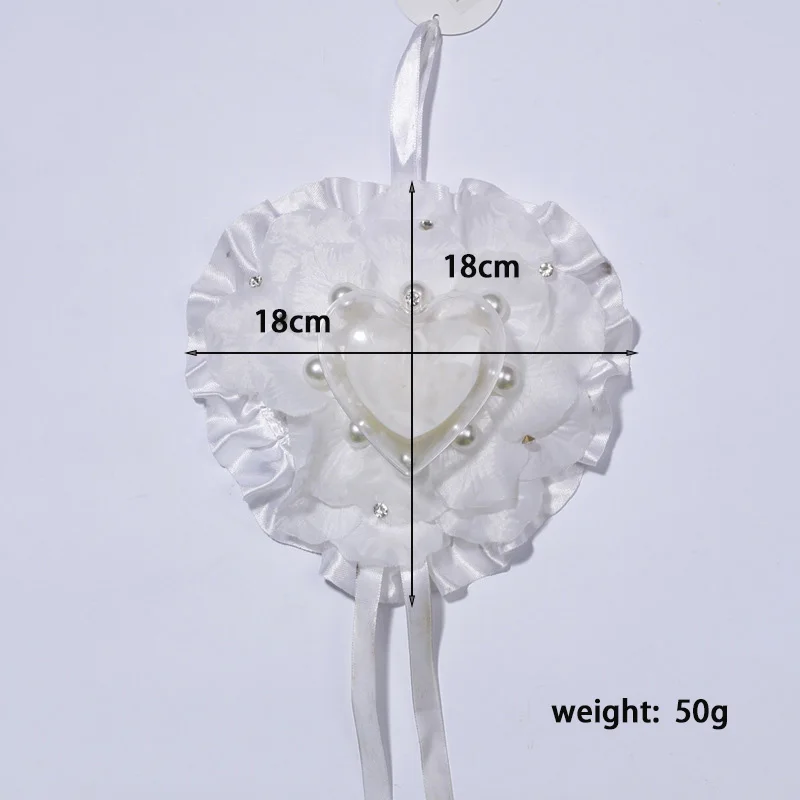 花嫁のためのヨーロッパの結婚指輪枕、フォームフラワーシミュレーション、ロマンチックな結婚用品