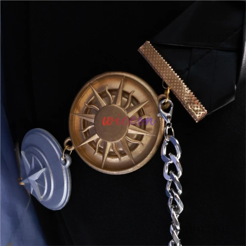 )(*&Hugo Vlad Ravenlock Zenless Zone Zero Hugo COS! @ # @! # % الزي الأنيق أنيمي مجموعة كاملة البدلة الموحدة الزي شعر مستعار أحذية الدعامة