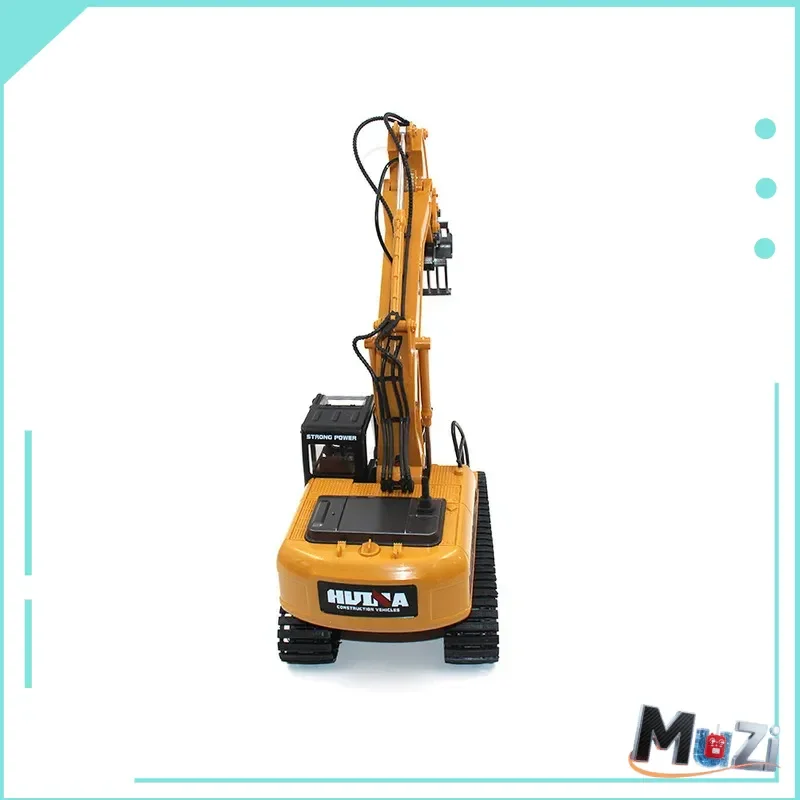 HUINA 1570 coche de ingeniería con Control remoto agarrador de madera aleación de 16 canales excavadora de Control remoto para niños modelo regalos para niños