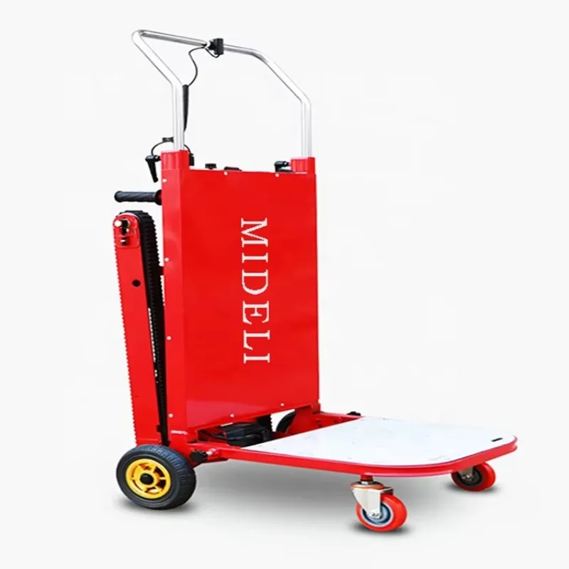 

【Hot】Lily Factory Electric Automatic Stair Climbing Cart 300tair Climber Trolley Machine with Four-Wheel Steel Platform OEM Supp