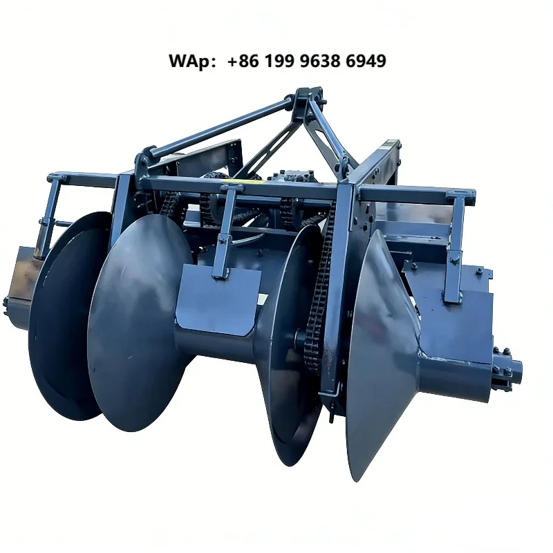 Professional Heavy Duty Soil Ridger Furrower Machine Bearing Adjustable Row Maker for Vegetable Potato Cultivation High Safety