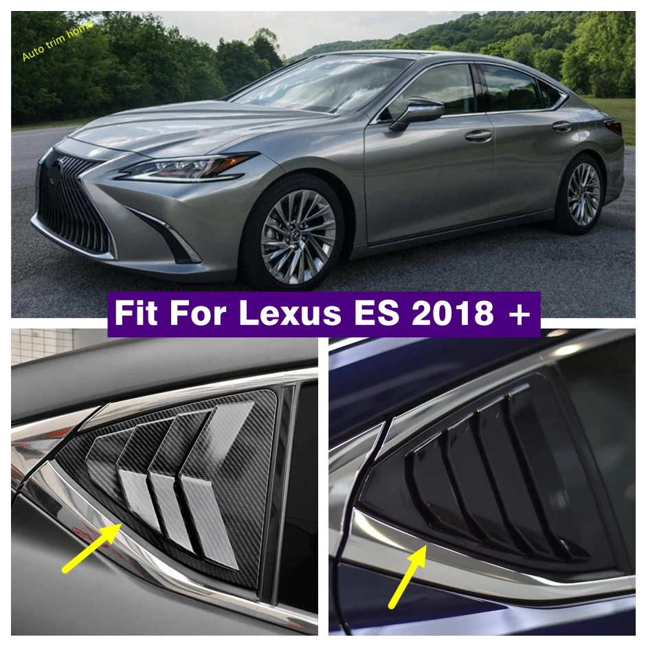 

Rear Window Louver Shutter Scoop Shutters Vent Decoration Panel Cover Trim Fit For Lexus ES 2018 - 2023 Car Accessories