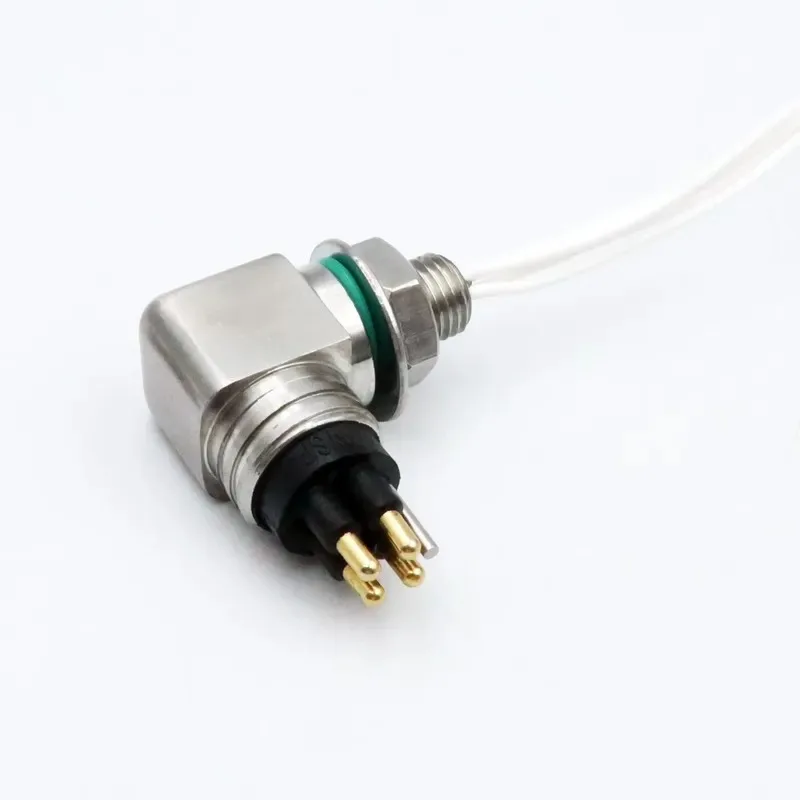 Micro 4-core right angle watertight connector cable joint for deep water ROV signal propagation