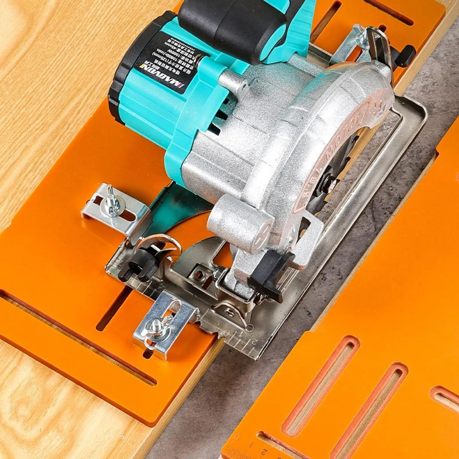 Accurate Bakelite Cutting Machine Plate Adjustable Guide Rail Accessory for Circular Saw Base Plate Replacement