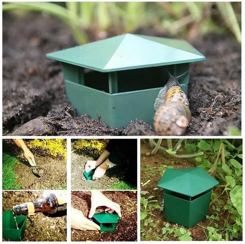 الحلزون يحاكي البيئة الطبيعية، نسيم الحلزون، منزل الحلزون للحديقة، منزل دافئ لصيانة الفناء والرطوبة