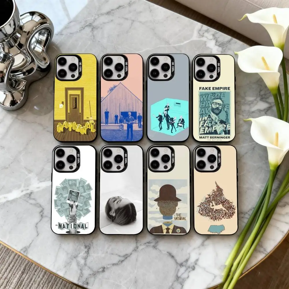 

Rockin T-The N-National Band Phone Case For iPhone17,16,15,14,13,12,11 Plus,Pro Max Candy Silver Plated Inside Cover