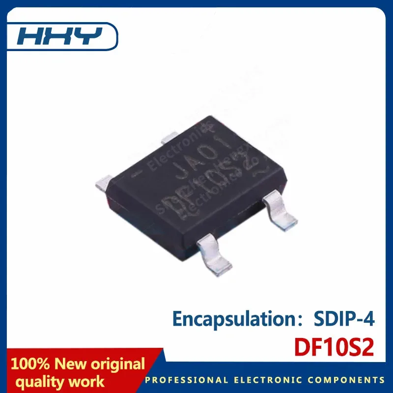 5PCS DF10S2 package SDIP-4 rectifier bridge stack diodes