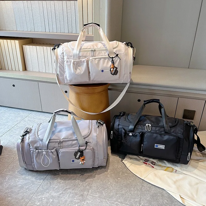 

Gym Fitness Bag Casual Women Travel Handbag Dry Wet Separation Outdoor Sports Training Yoga Backpack with Shoe Compartment