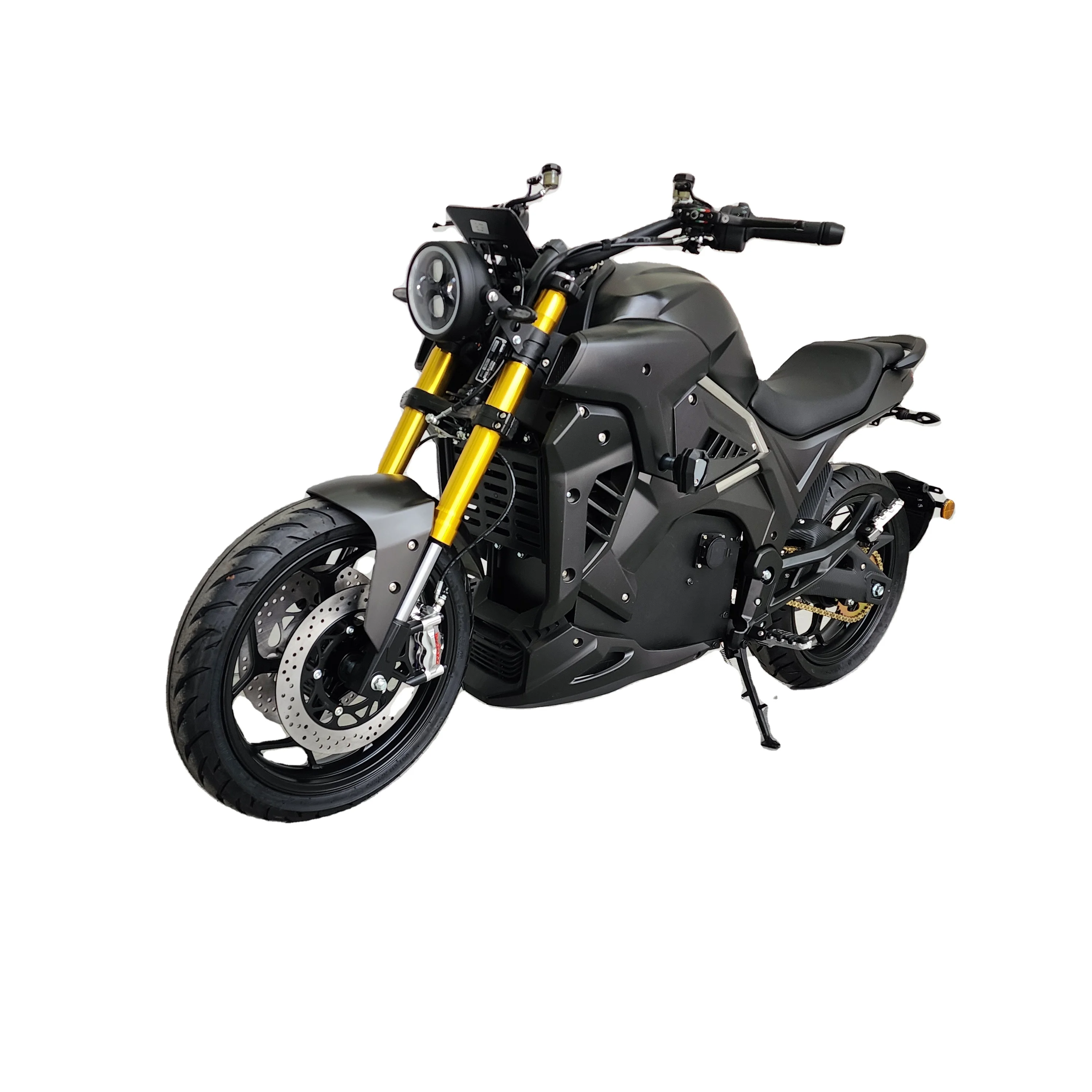 High Performance 7000W Hub Motor Electric Sportbikes Streetbike Off-Road Motorcycle with 72v Battery Speed 140km/h