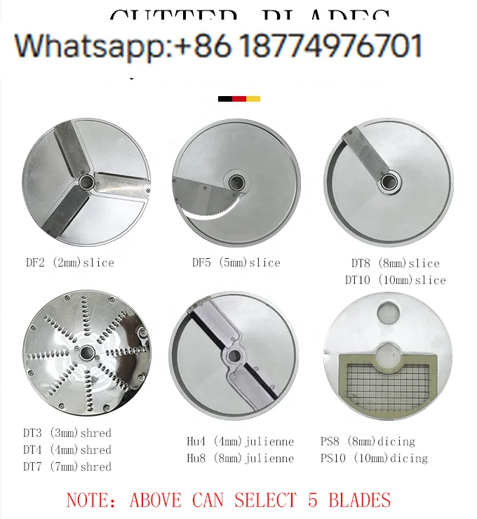 

Машина для обработки фруктов и овощей, многофункциональный кухонный прибор с электроприводом и 5 сменными лезвиями