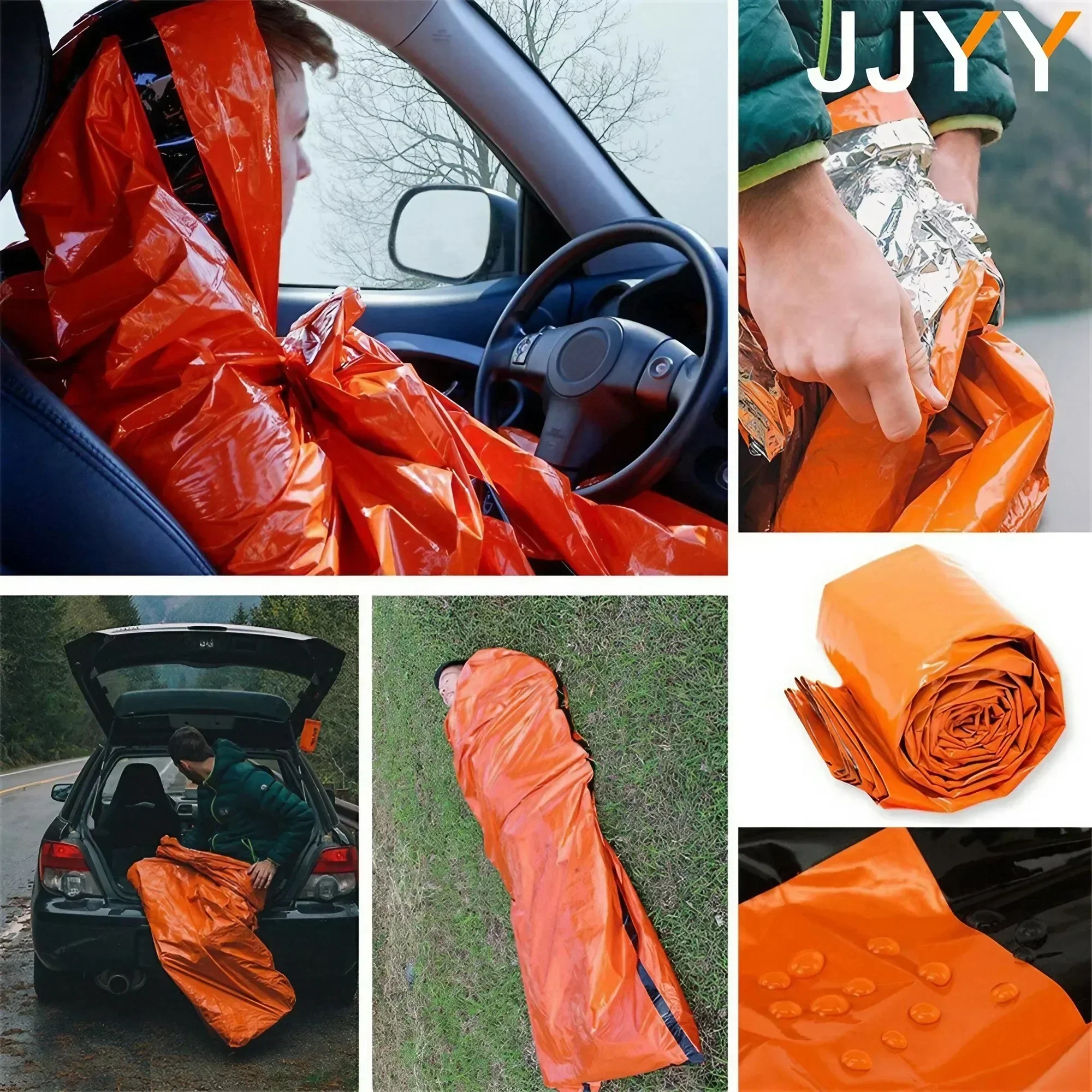 Saco de dormir de emergência portátil à prova dwaterproof água sobrevivência acampamento caminhadas pesca viagem ao ar livre alívio tenda ferramentas acessórios