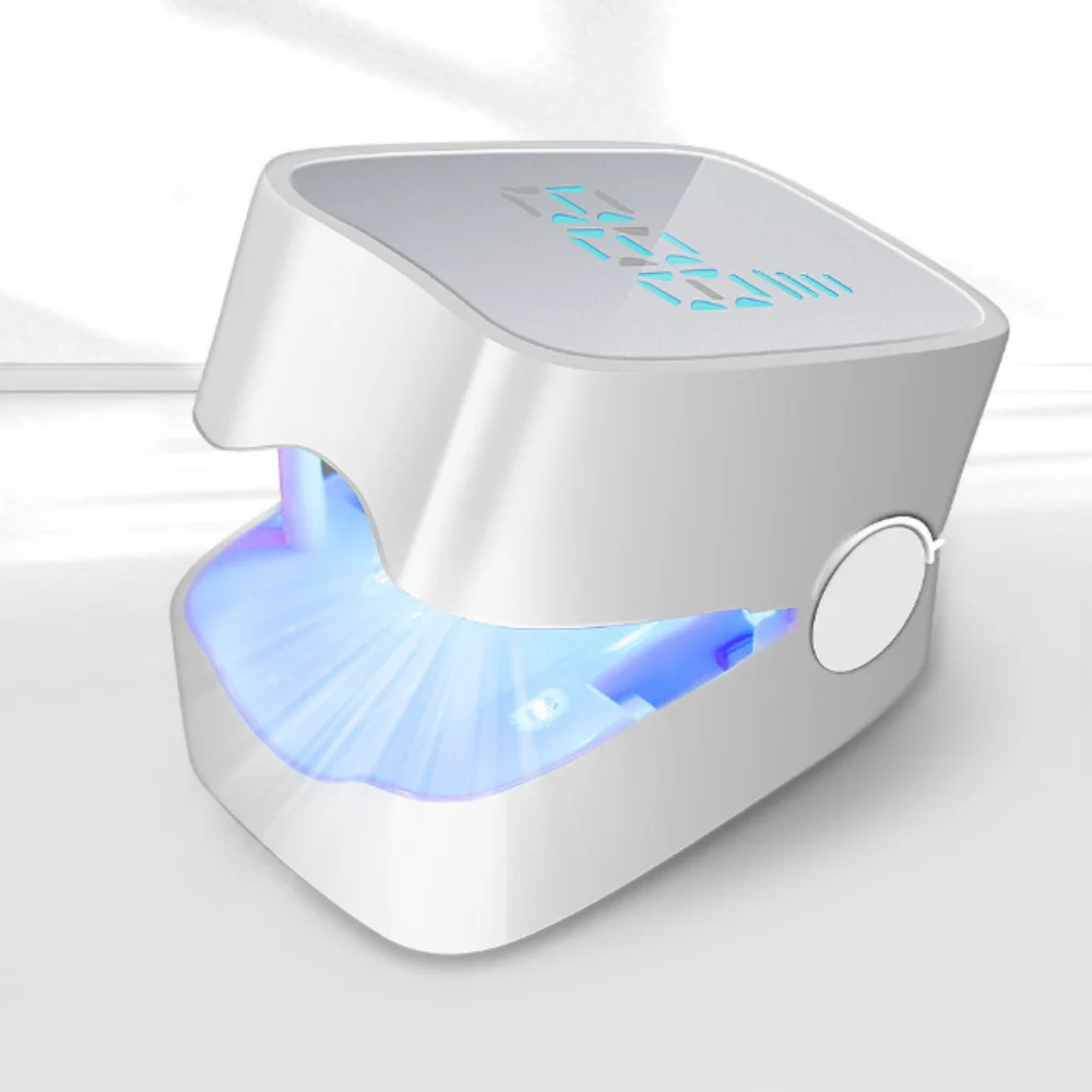 High Definition Display Nail Fungus Care Lamp USB Rechargeable Soft LED UV Light Nail Repair Tool Lightweight Compact