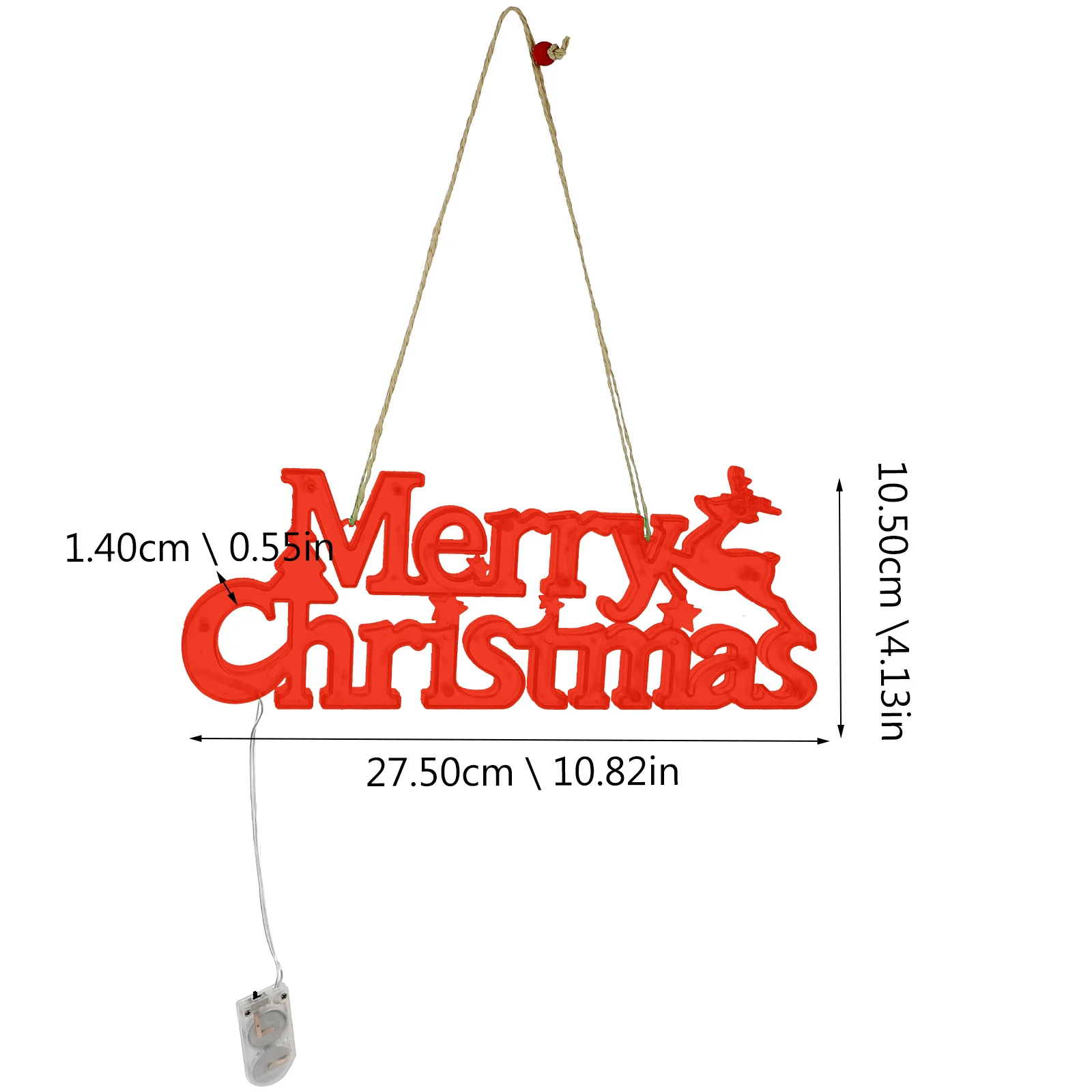 عيد الميلاد جارلاند رسالة ضوء مجلس شنقا الزخرفية ضوء عيد الميلاد إكليل مصباح للمنزل حديقة الطرف الديكور #2