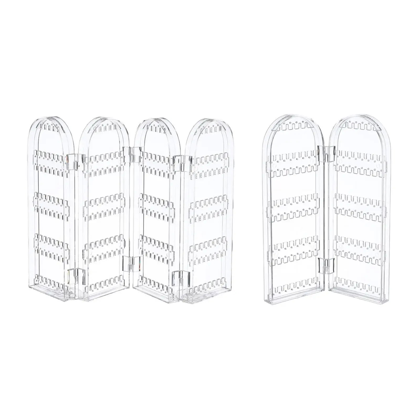 

Foldable Earring Organizer Stand Jewelry Hanger Desktop Display Rack Jewelry Organizer for Necklaces Countertop Shops Shows