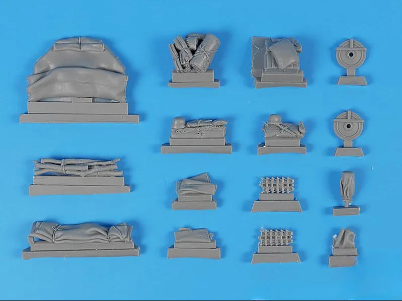 1/35 Die-cast Resin Figure Model Assembling Kit Armoured Car Pile-up Unpainted Free Delivery