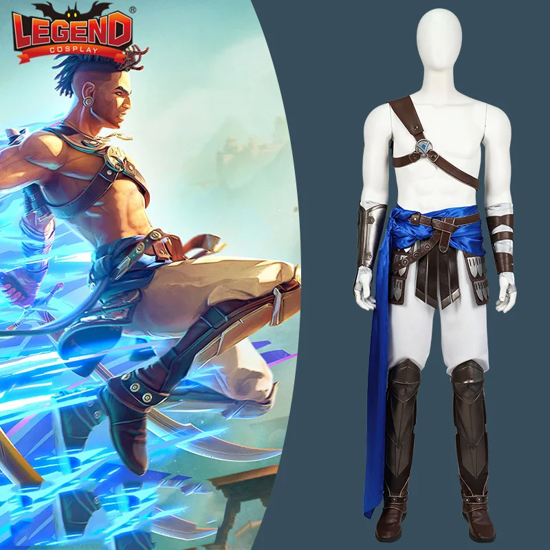 Prince of Persia The Lost Crown Cosplay Costumes Game Halloween Suit Men Carnival Suit with pants golves wrist guards full set