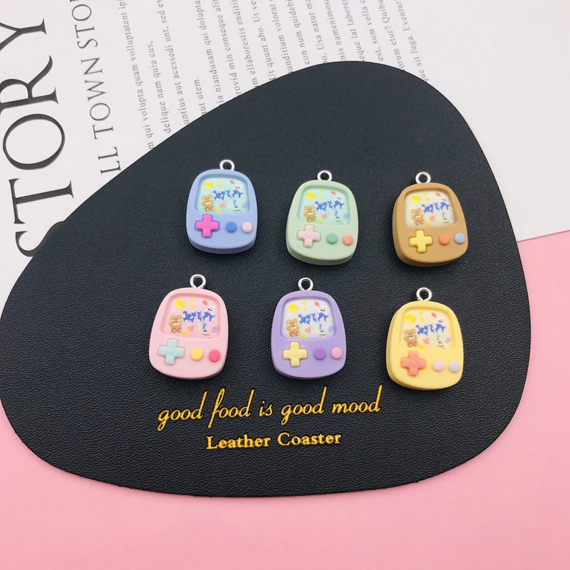 10 قطعة الراتنج فلاتباك الساخن بيع جديد أذرع التحكم في ألعاب الفيديو حلية قلادة لسلسلة المفاتيح ، القرط ، سكرابوكينغ ، صناعة يدوية ، قلادة