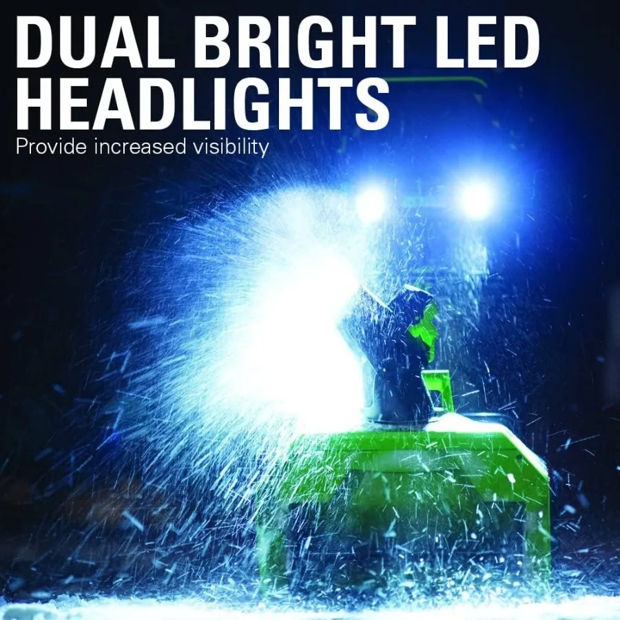 40V 75+ ferramentas compatíveis 20 ferramenta sopradora de neve sem fio sem escova apenas verde