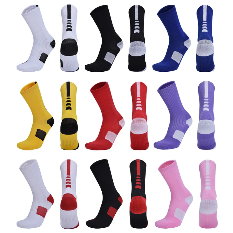 Men Cycling Socks Breathable Anti-slip Compression Stockings Women\'s Running Football Soccer Crossfit Basketball Bicycle Socks