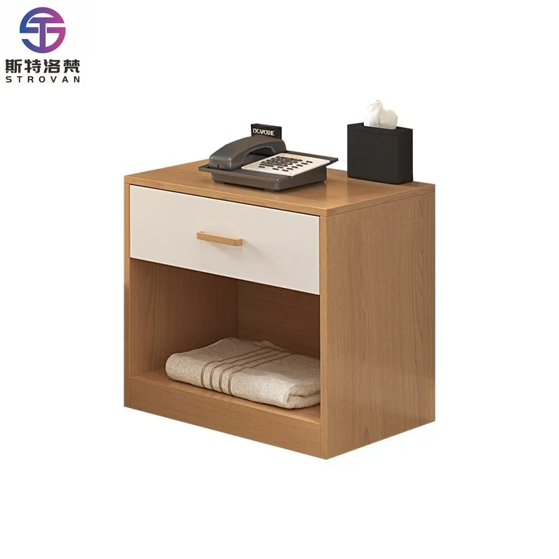 

Rustic Farmhouse Nightstand - Live Edge Walnut & Black Metal Hairpin Legs