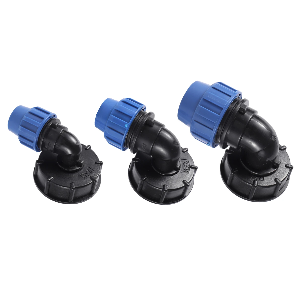 IBC Water Tank Reducing Adapter 20/25/32mm Tank Outlet Elbow Connector S60 Coarse Female Thread Inlet Home Yard Irrigation Joint