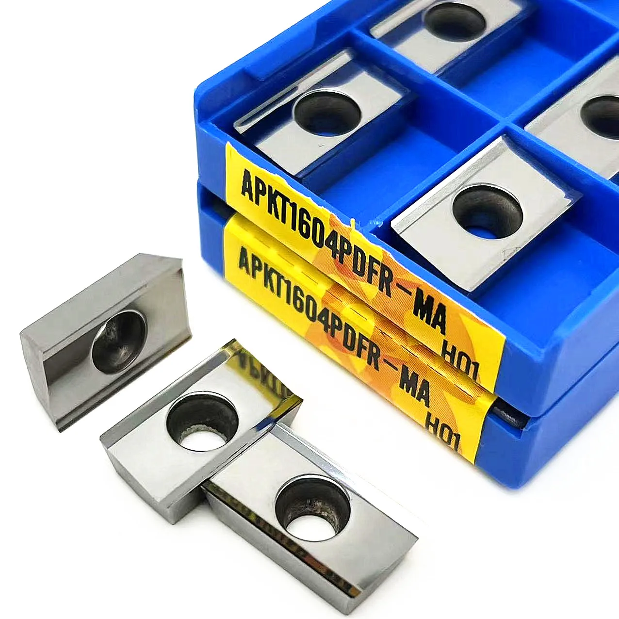 Alumínio torneamento ferramenta para torno CNC, fresagem inserir, APKT1604 PDFR, MA3 H01, alumínio insere, APKT 1604 MA H01
