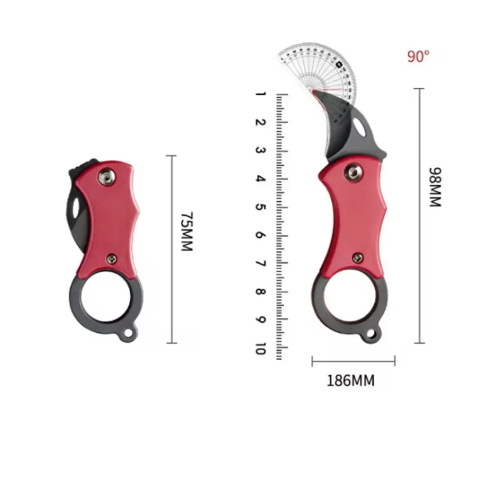 New Portable Stainless Steel Folding Fruit Knife for Unpacking Express Delivery Outdoor Camping Melon and Fruit Peeling Knife - Image 4