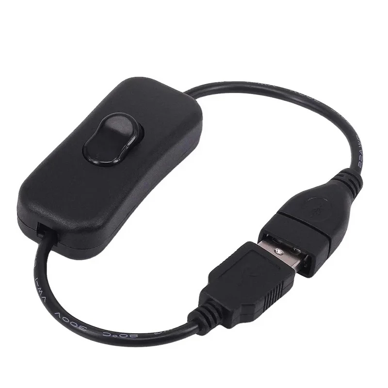 

USB Switch Extension Cable Power Supply Button ON/OFF Control Cable USB Male to USB Female Adapter Cable For LED Lamp USB Device