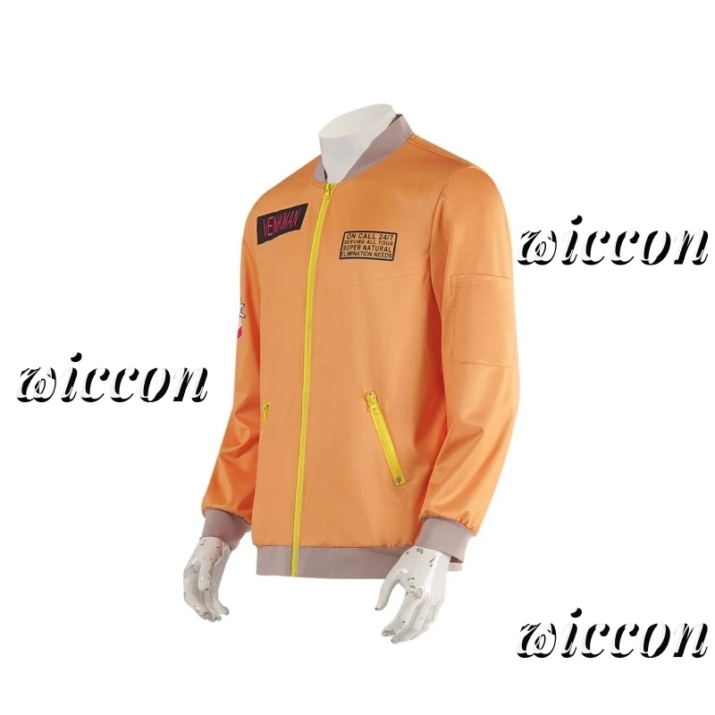 

Ghost Busters Cosplay Coat Baseball Jacket Halloween Carnival Costume for Adult Women Men