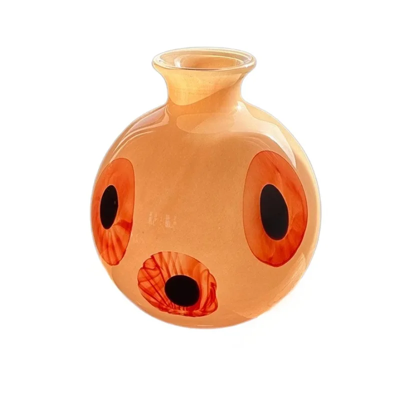 

light luxury high-end feeling living room desktop water raising flower arrangement decoration ornament home scene arrangement