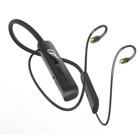 Whizzer OF-WM1 Wireless Neckband Bluetooth Receiver for 2pin 0.78mm iems Support Mic and Vol control 40 Hours Long Battery