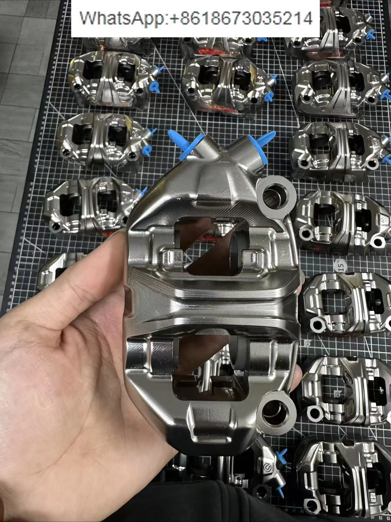 the latest version Domestic radiation caliper gp4-ms integrated forged 100mm modified brake pump silver