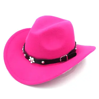 6-24세트 LED 조명 카우보이 모자, 깃털 장식 카우걸 모자 (결혼식, 서부 스타일, 총각파티, 파티 용품) 8 best sales 어린이용 카우보이 모자 - №7