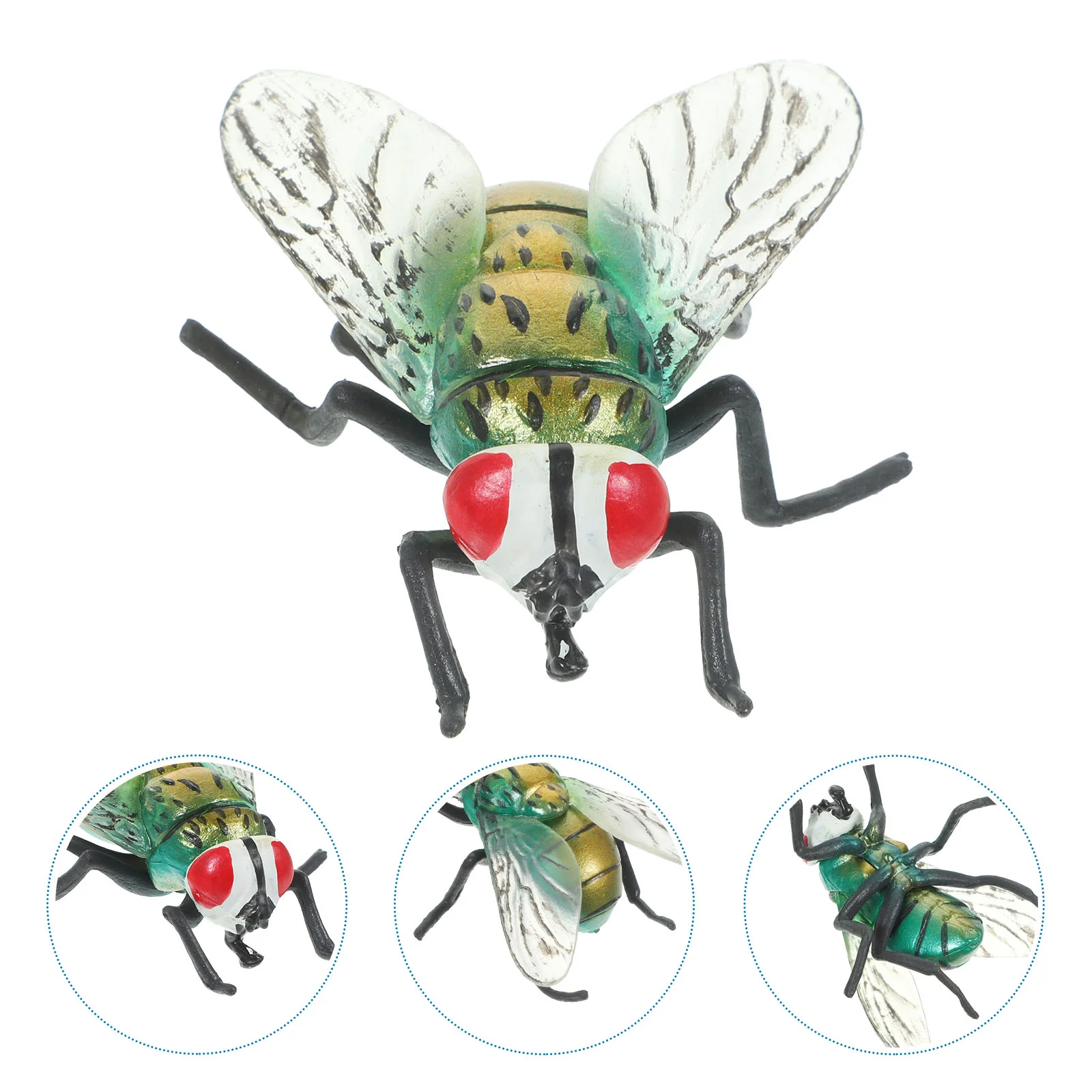 

Animal Fly Model Feng Shui Figurine Indoor Bonsai Planter Plastic Micro Landscape Figurines Simulation Decoration