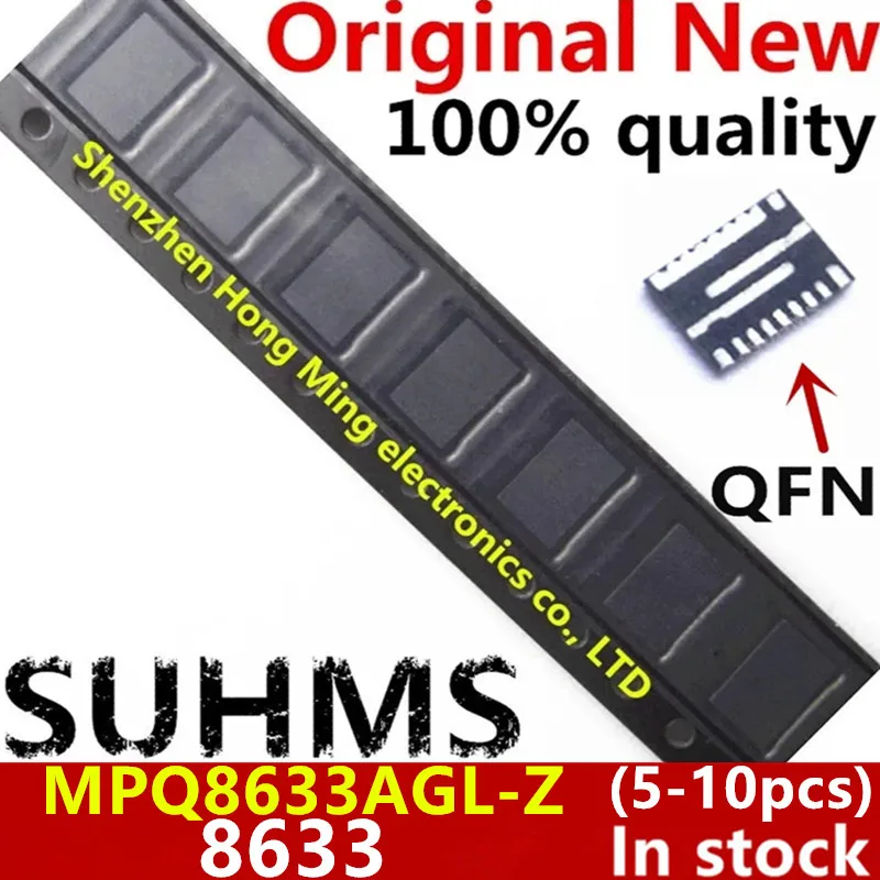 

(5-10piece)100% New MPQ8633AGL-Z MP8633A MP8633 8633 QFN-21