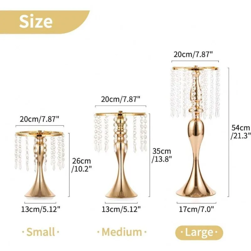 Wedding props Road guide vase European mermaid candle holder candle light dinner Nordic creative candle holder ornament