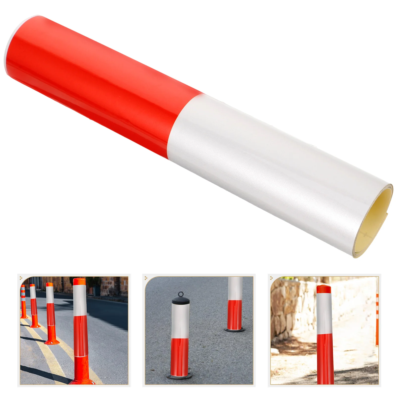

Reflective Film Tape Safety Tapes Barricade Outdoor Stickers Caution Security Plastic Warning Event